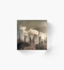 Smoggy Teesside Acrylic Block