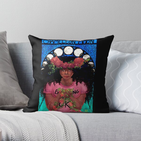 Rose Nouveau Throw Pillow