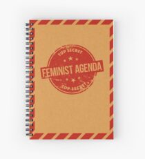 Feminist Agenda Spiral Notebook