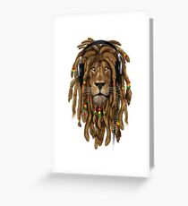 Marley Lion T-Shirt & Zubehör Grußkarte