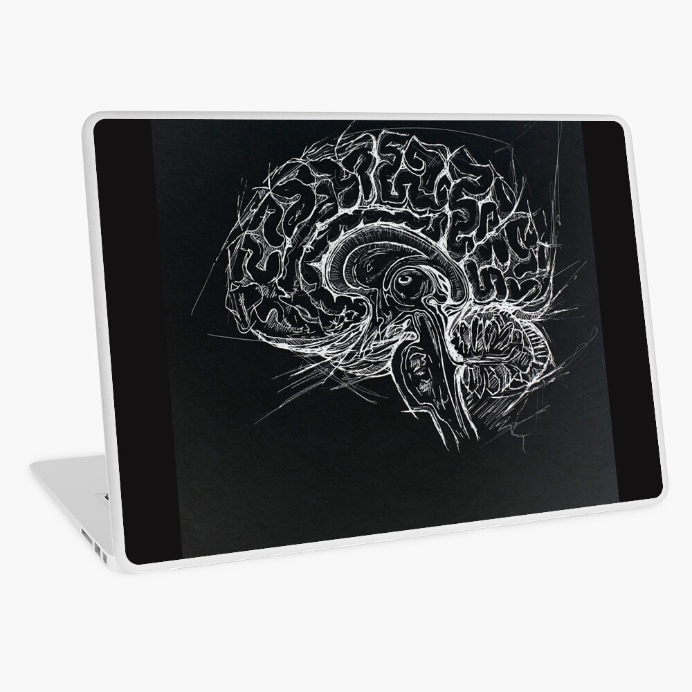Brain Laptop Skin