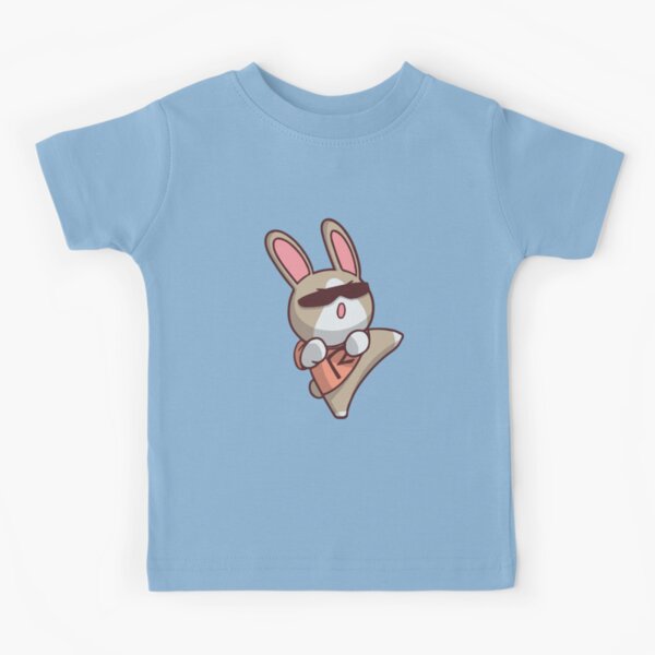 Cool Ninja Bunny Rabbit T-shirt, Men Women and Kids Funny Bunny  Short-sleeve Unisex T-shirt 