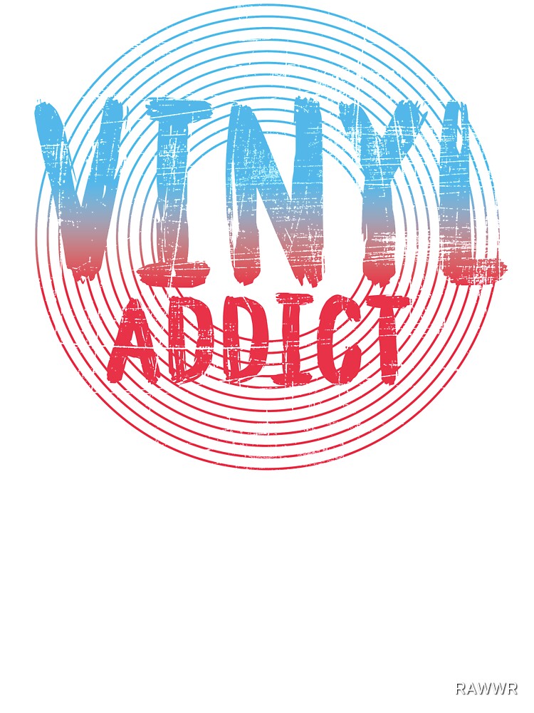 Vinyl Addict T-Shirt For Vinyl Turntable Djs