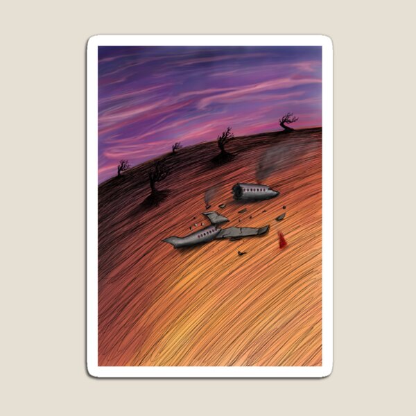 Item preview, Illustration of airplane crashed  designed and sold by Yusef Qudah.