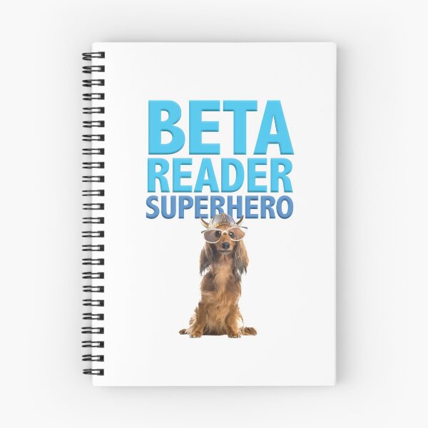 Item preview, Beta Reader Superhero (dog with Viking hat) designed and sold by Belinda Pollard.
