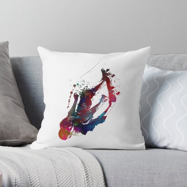 Skateboard #skate #skateboard #sport Throw Pillow