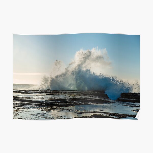 Morning Waves Poster