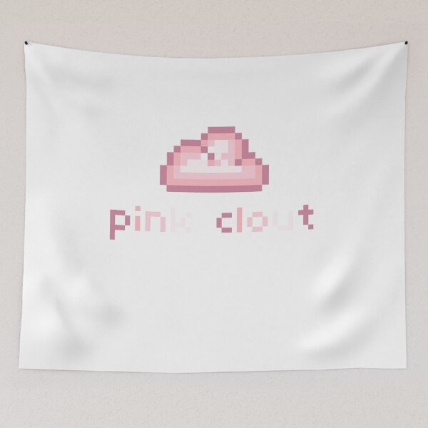 Item preview, pink clout pixel art designed and sold by prxsci.