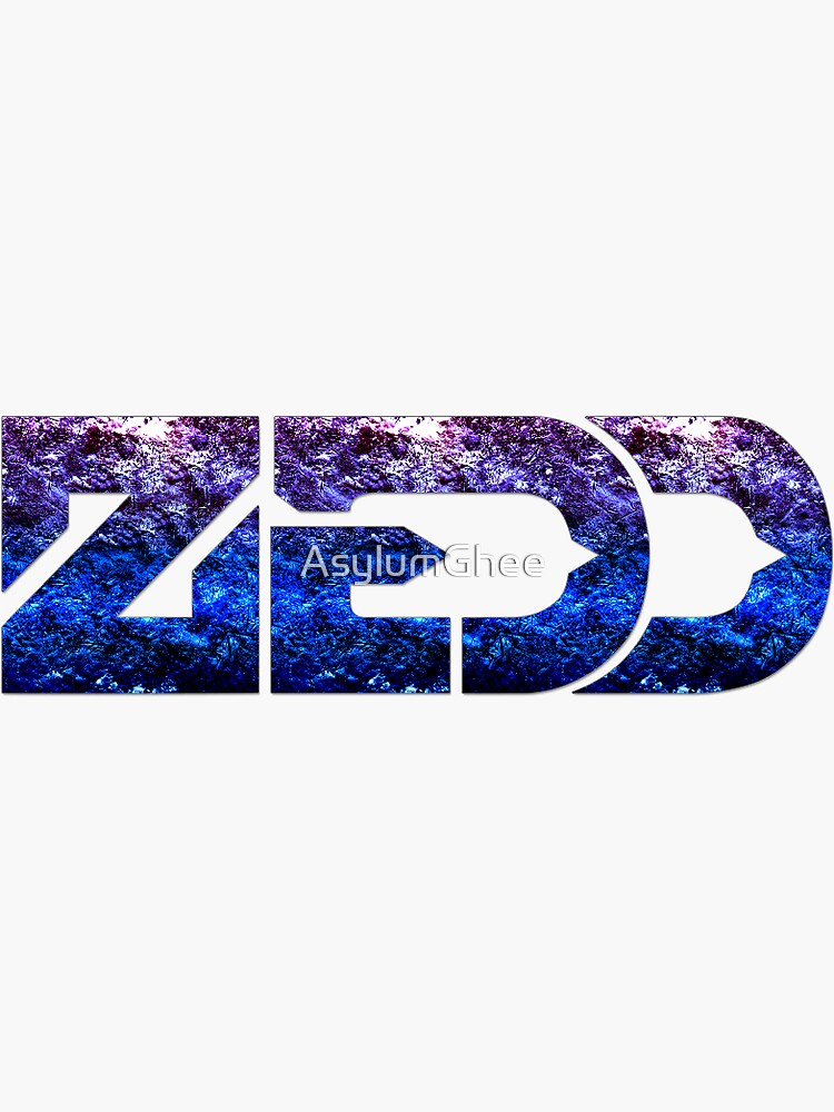 "ZEDD Logo" Sticker for Sale by AsylumGhee | Redbubble