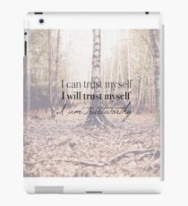 I am trustworthy iPad Case/Skin