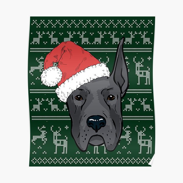 great dane ugly christmas sweater