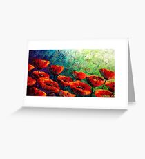 The Poppy Burst Greeting Card