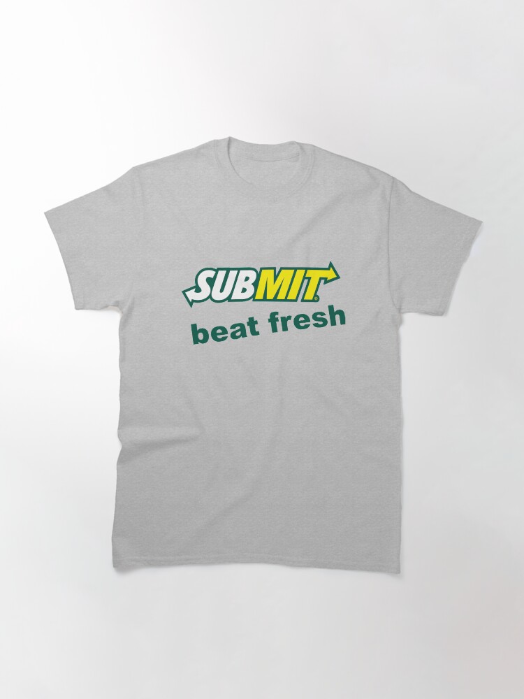 Alternate view of Jiu Jitsu Submit Beat Fresh Classic T-Shirt