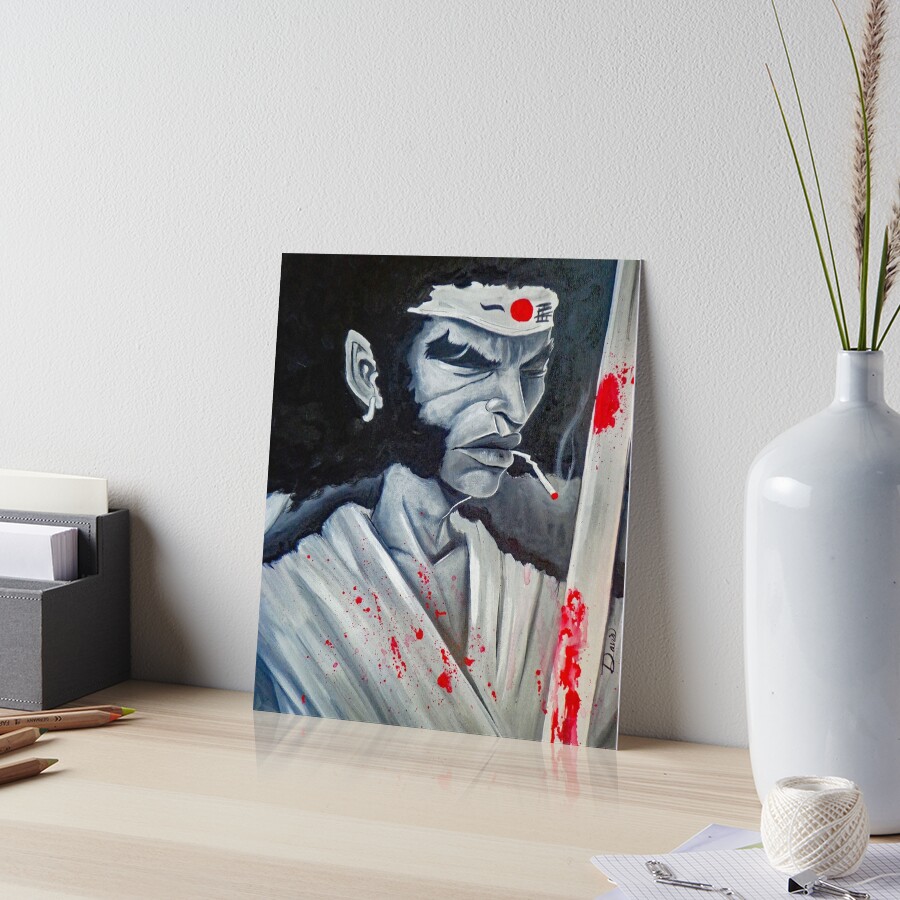 RESURRECTION AFRO SAMURAI Art Board Print for Sale by gadgetworld