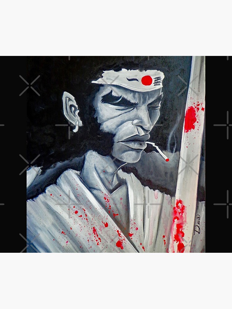 Afro best sale samurai tapestry