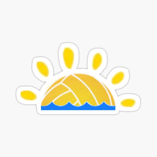 Wasserball Sonnenuntergang Sticker