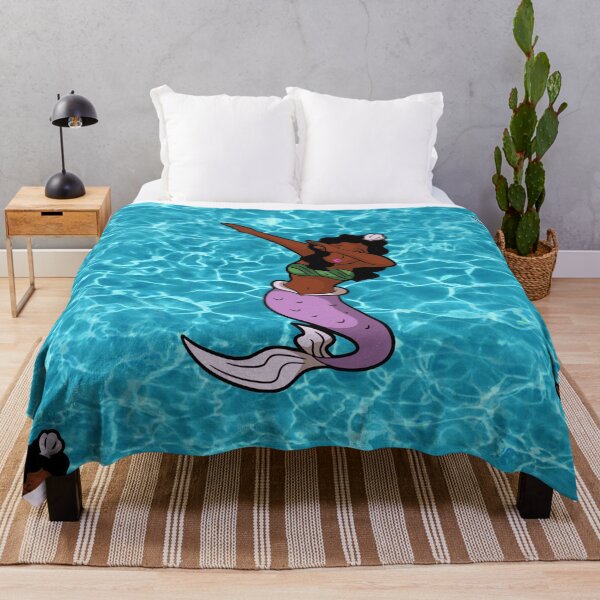 Item preview, black dabbing mermaid designed and sold by Gossip Rag.