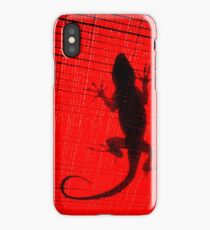 because of a Lizard. iPhone Case