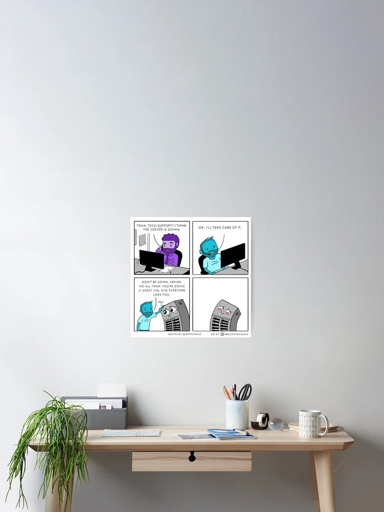 Thumbnail 2 of 3, Poster, Encourage.exe designed and sold by RaphComic.