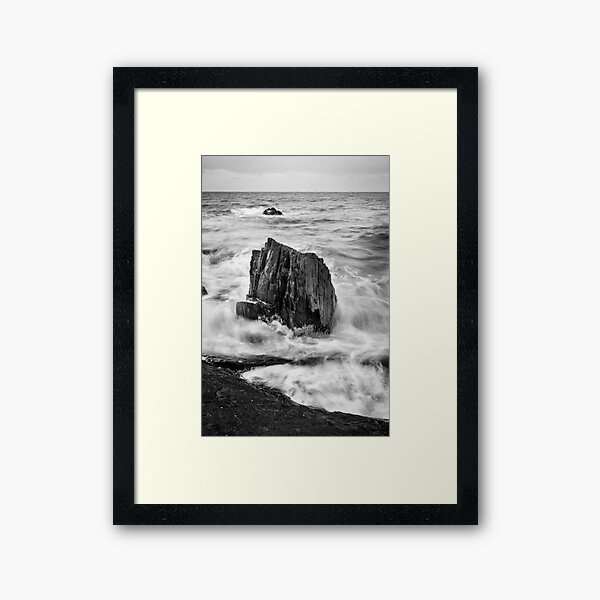 Spiky Beach Framed Art Print