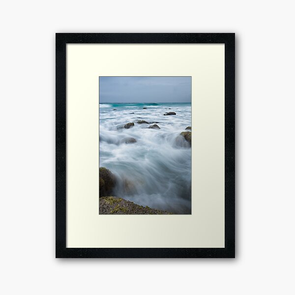 Friendly Beaches Framed Art Print