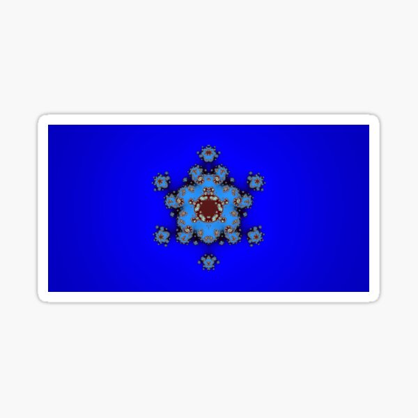 Turtle Fractal Sticker