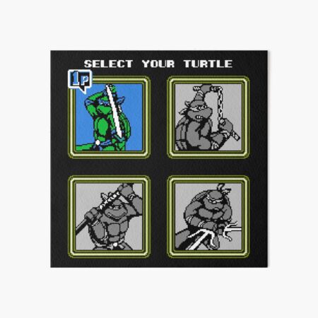 Select Your Turtle - PixelRetro Video Game T-shirts - Ninja Turtles