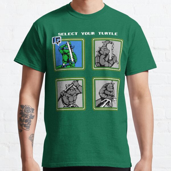 Select Your Turtle - PixelRetro Video Game T-shirts - Ninja Turtles