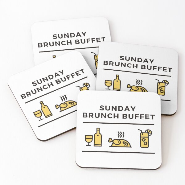 Item preview, Sunday Brunch Buffet Turkey Drink Lime Design designed and sold by Urban Binge.
