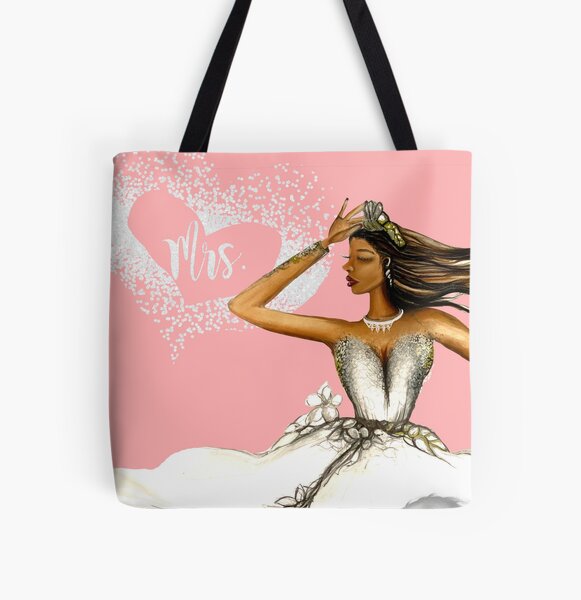Ms. to Mrs. All Over Print Tote Bag