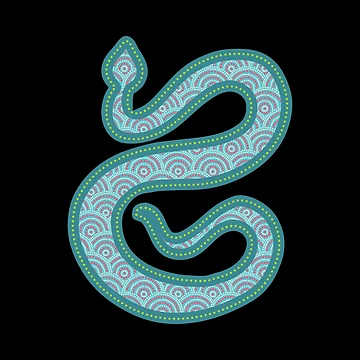 Artwork thumbnail, Patterned Snake by SpacemanSam13
