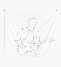 John Mayer outline Wall Tapestry