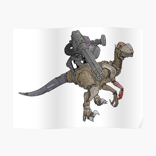 Dino Mech Zoids Raptor Poster