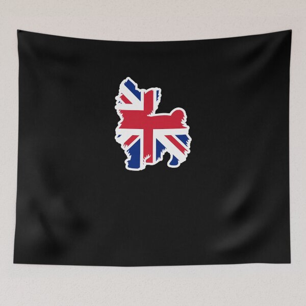 Item preview, Yorkshire Terrier Dog Flag of the United Kingdom designed and sold by shoppzee.
