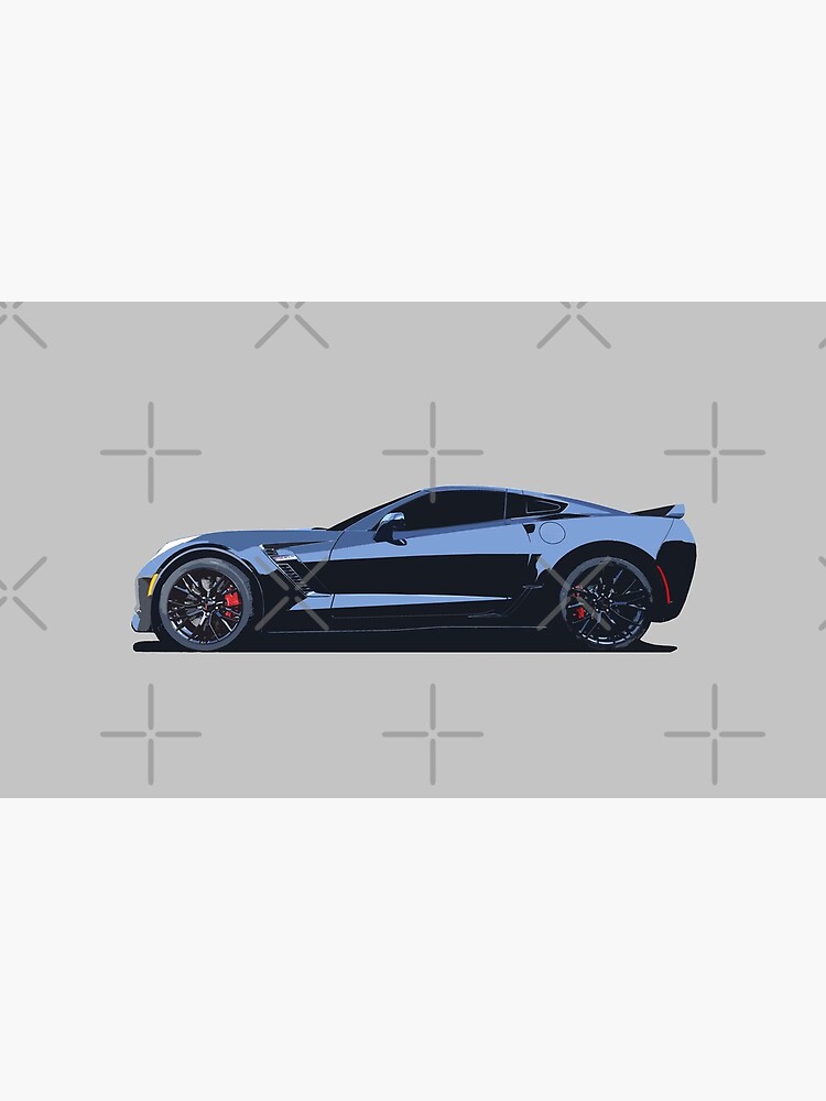 Thumbnail 4 of 4, Coffee Mug, C7 Chevy Corvette - stylized color designed and sold by mal-photography.