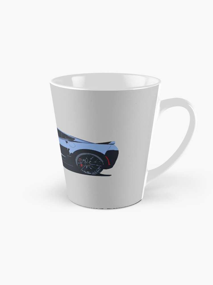 Coffee Mug, C7 Chevy Corvette - stylized color designed and sold by mal-photography