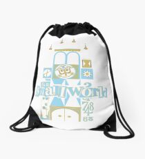 it's a small world! Drawstring Bag