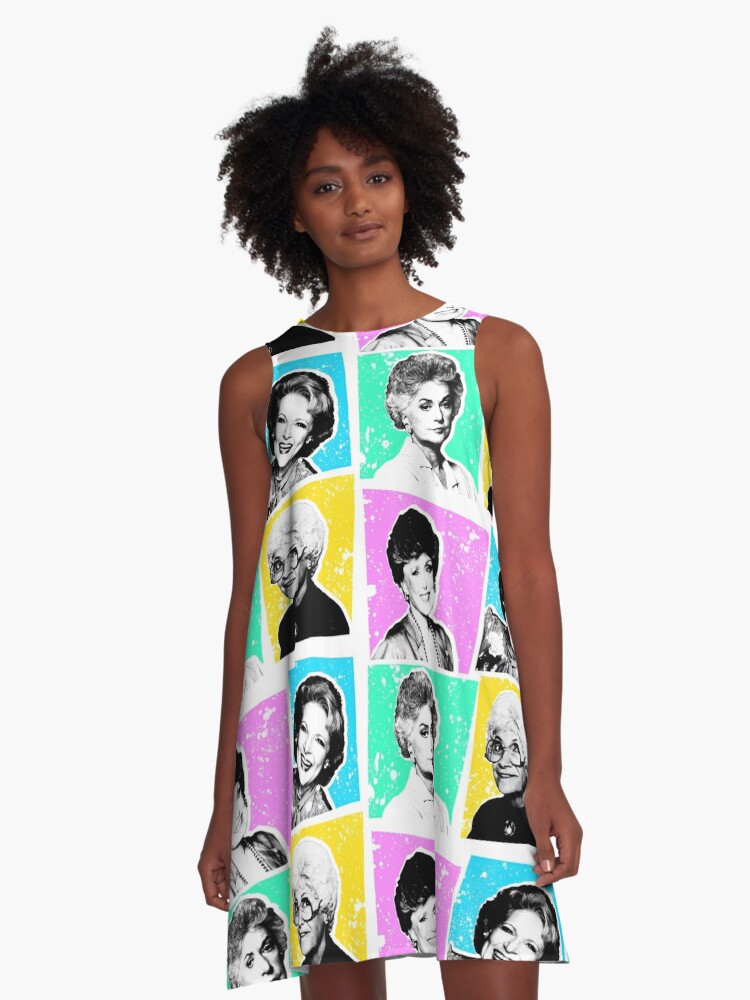 Thumbnail 1 of 4, A-Line Dress, Golden Girls POP! designed and sold by Pop-Tacular.