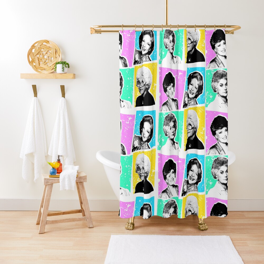 "Golden Girls POP!" Shower Curtain for Sale by PopTacular Redbubble