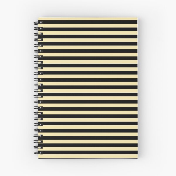 Item preview, Vanilla Yellow and Black Horizontal Stripes designed and sold by ColorPatterns.