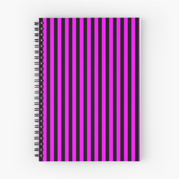 Item preview, Fuchsia Violet and Black Vertical Stripes designed and sold by ColorPatterns.