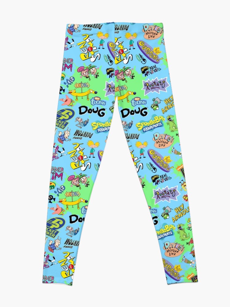 Alternate view of Nicktoons Hawaiian Print-a-Palooza! Leggings