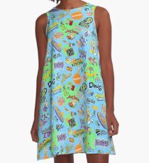 Nicktoons Hawaiian Print-a-Palooza! A-Line Dress