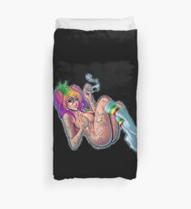 Stoner Chick Duvet Cover