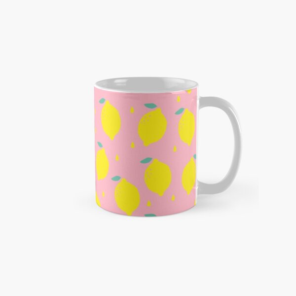 Sweet Lemon Pattern Classic Mug