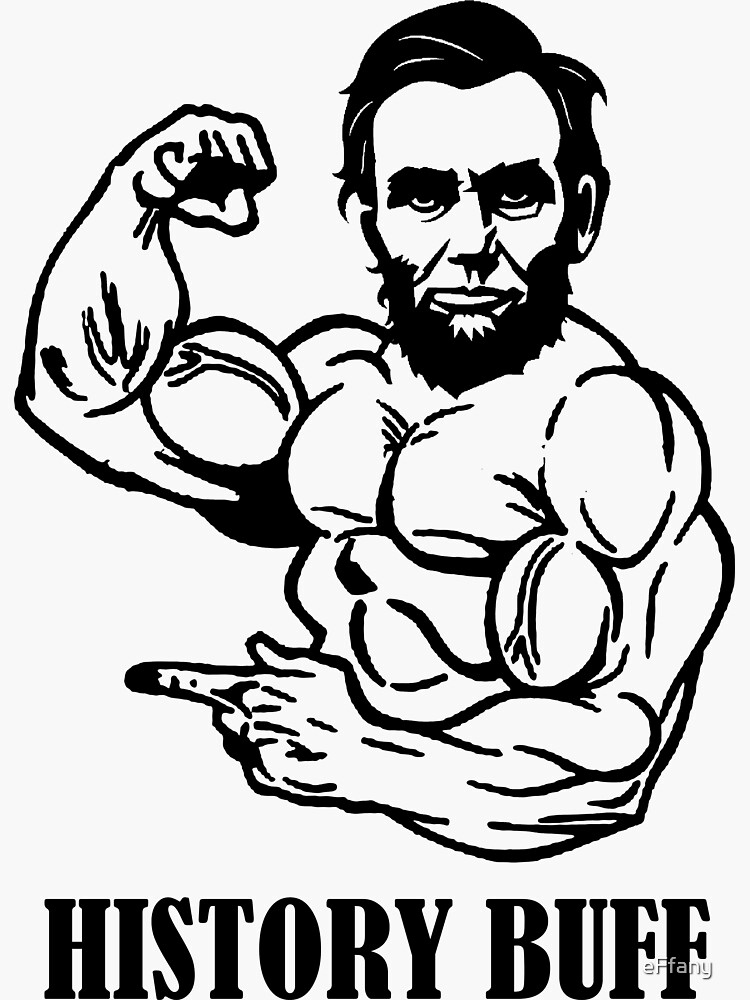 "History Buff" Sticker for Sale by eFfany Redbubble