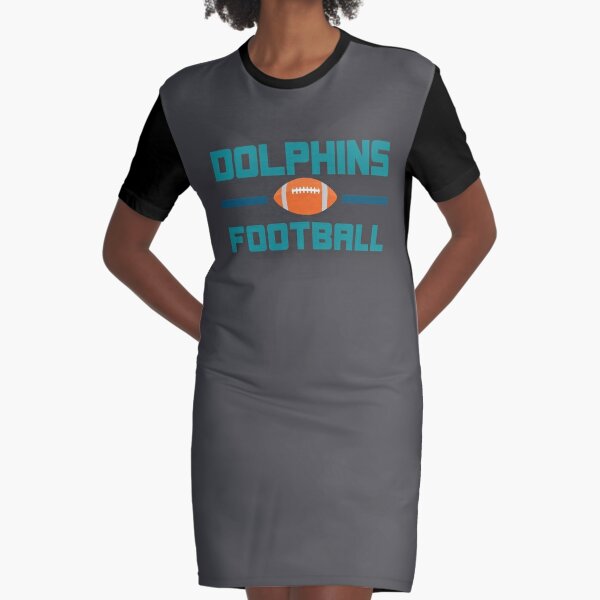 Miami Dolphins Women's Shirt Dress Button Up Shirts Skirt