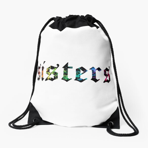 James Charles - Sisters Paint Splatter (Blanc) Sac à cordon