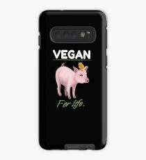 Funda/vinilo para Samsung Galaxy Vegetarier Vegan for life