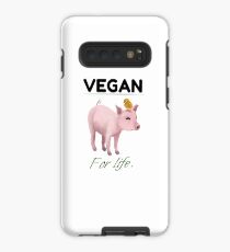 Funda/vinilo para Samsung Galaxy Vegetarier Vegan for life